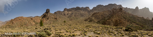 Mountains and Rocks in Teide Nation Park, Tenerife, Spain, Europe