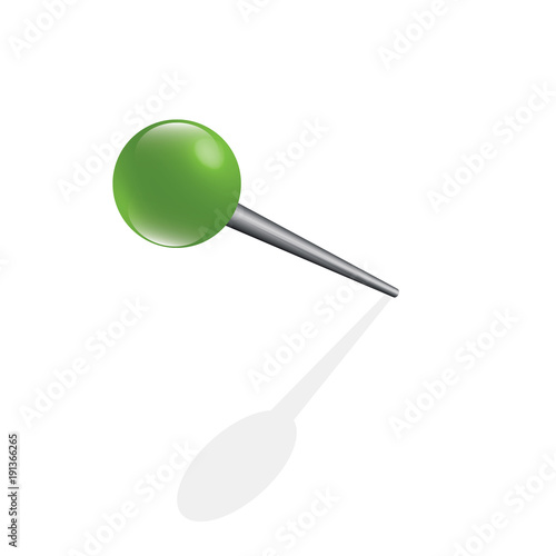 green sphere pin