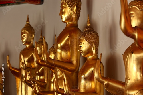 Golden budhas