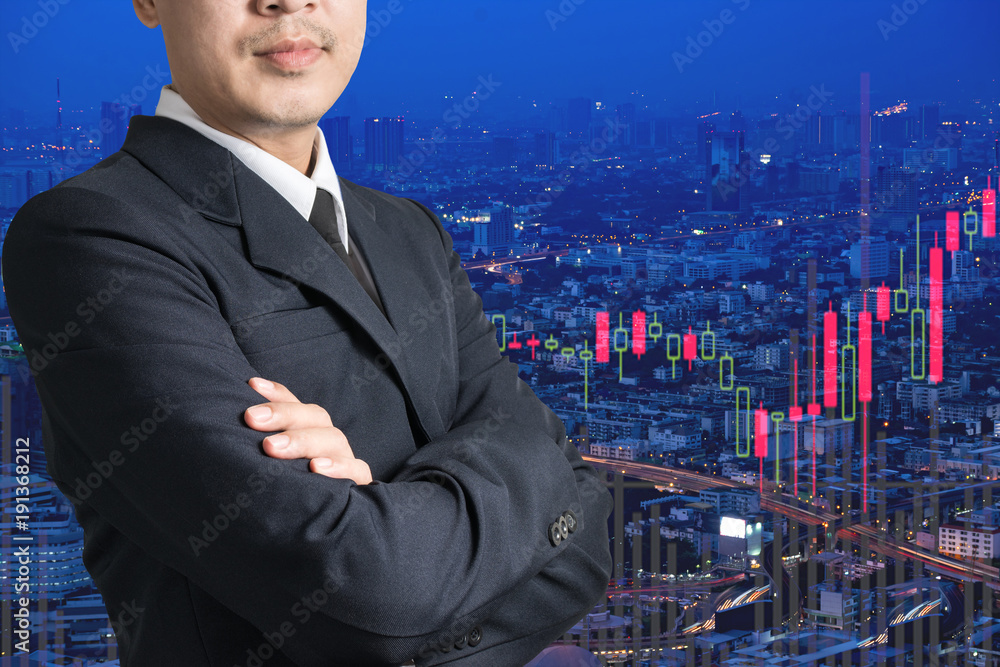 Fototapeta premium businessman in suit