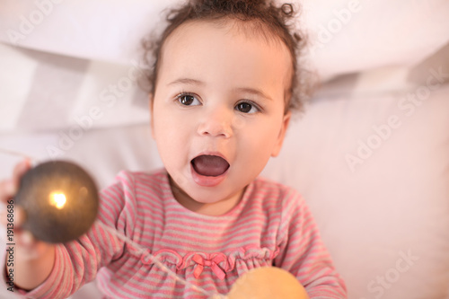 Cute African American baby ...