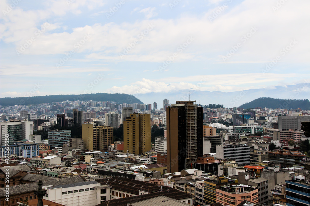 Obraz premium Das Leben in der Stadt auf den wunderschönen Galapagos Inseln