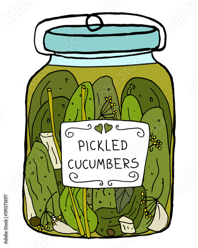 Obraz na płótnie Pickled cucumbers