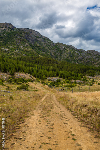 A lonely Road in Patagonia, Chile