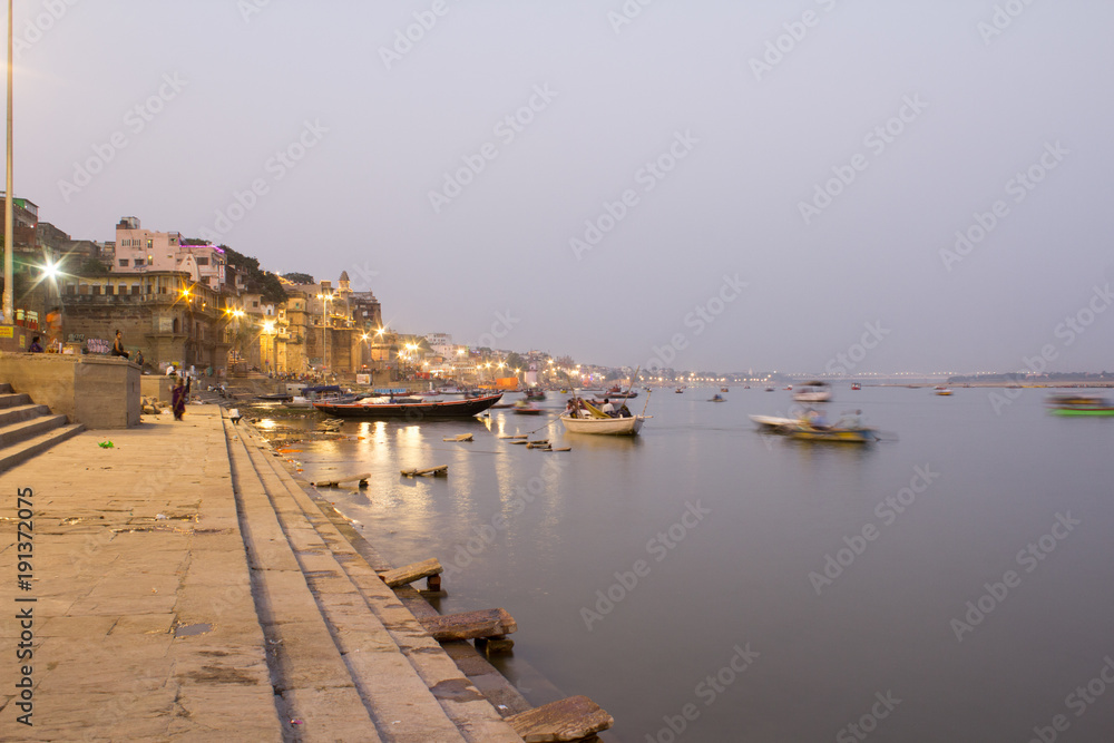 Varanasi City, Ganges River and Boats, Uttar Pradesh, India
Varanasi City, Ganges River and Boats, Uttar Pradesh, India