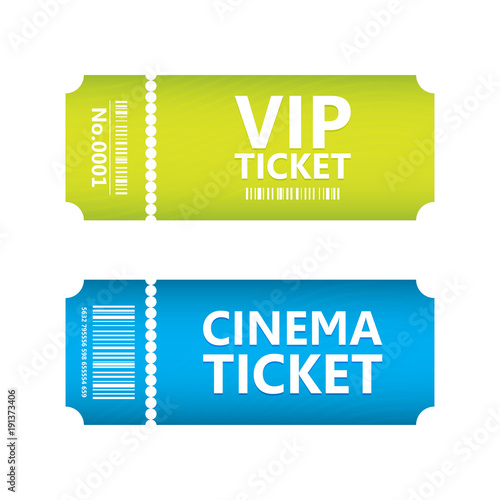 special movie ticket, vector design, eps10