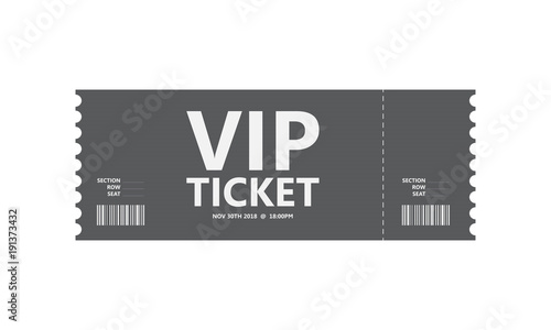 special movie ticket, vector design, eps10