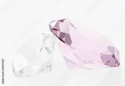 diamonds on a white background