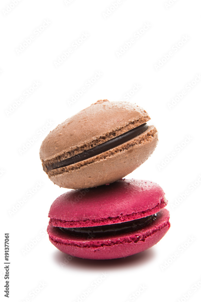 Chocolate macaron macaroon cookie dessert Chocolate macaron macaroon cookie dessert