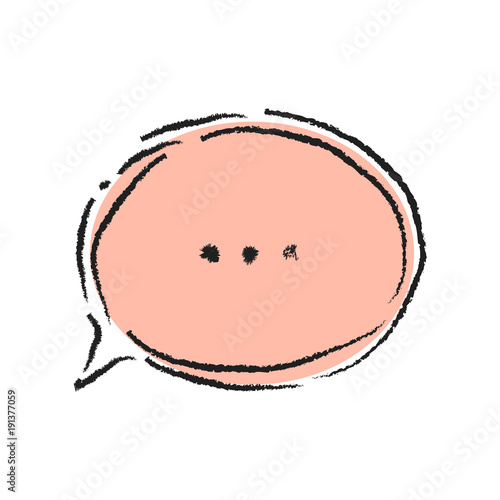 Chat icon. Dialog text