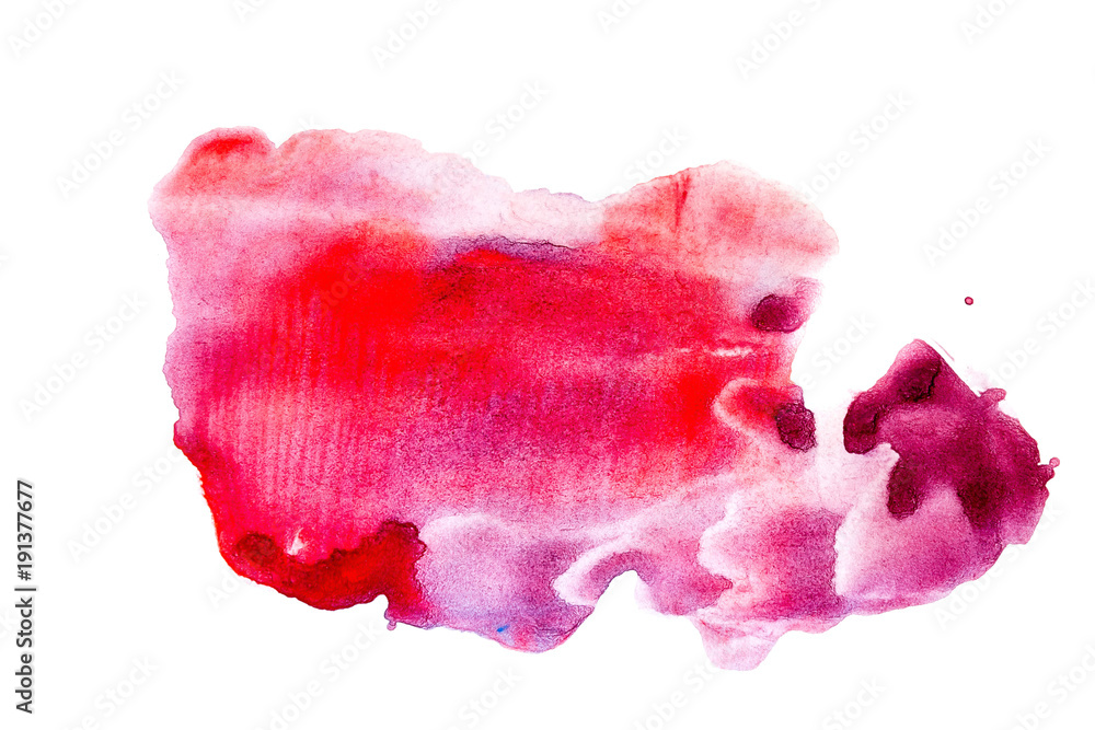 Rot lila Wasserfarben pinselstrich muster