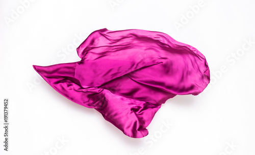 abstract pink fabric in motion