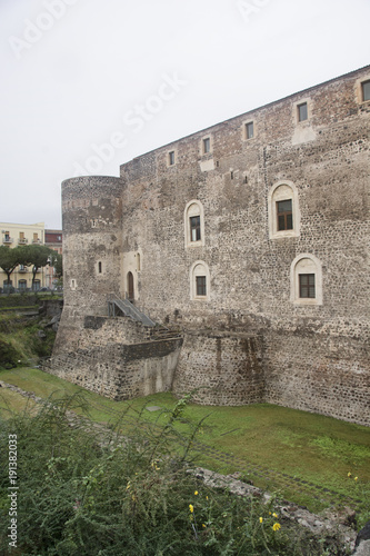Ursino castle in Catania, Sicily