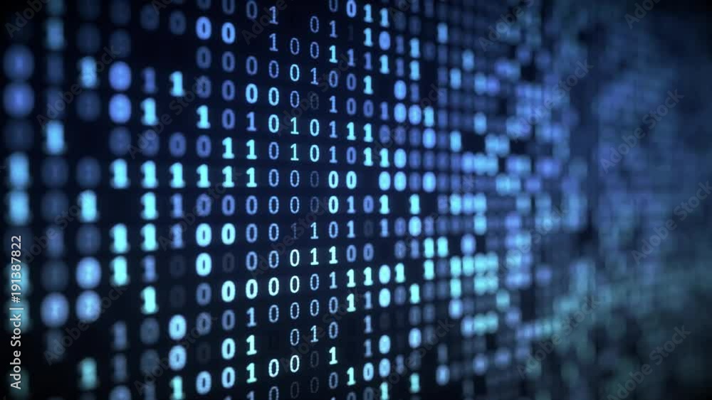 Digital binary background