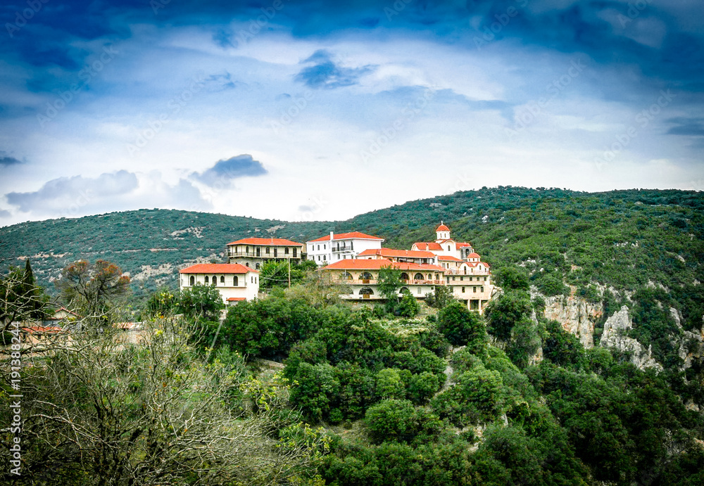 Kenitsis Monastery is 2 km north of Nympassia and 6 of Vitina village. Arcadia, Kernitsa, Greece