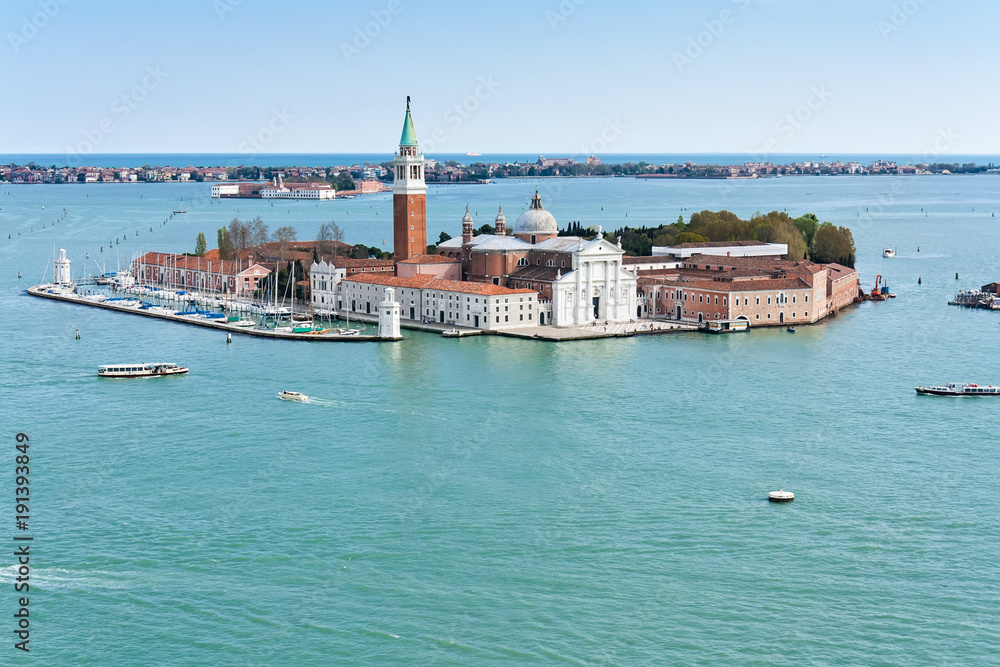 Church of San Giorgio Maggiore is a 16th-century Benedictine church on the island of the same name in Venice, northern Italy