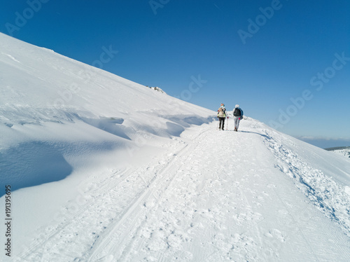 Winter day in the mountain, Bulgaria