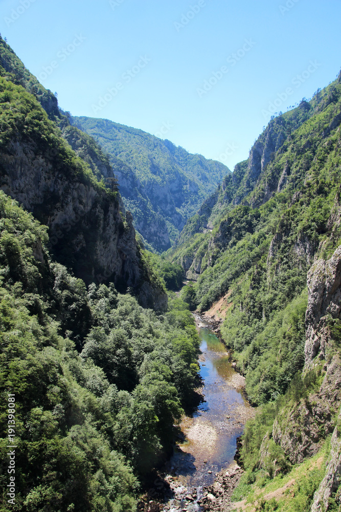Tara river canyon, Montenegro 