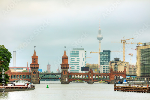 Oberbaum bridge in Berlin