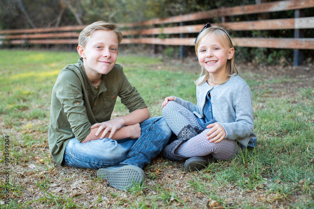 Fototapeta premium Brother sister