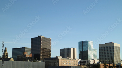 Cityscape, skyline, Anytown USA