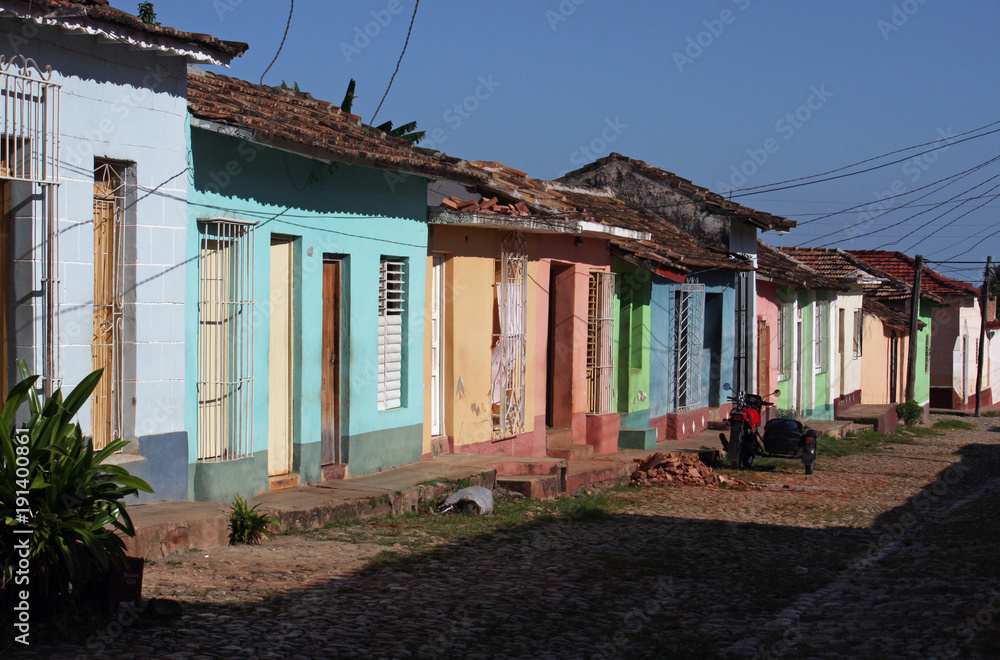 Colorful houses in Trinidad, Cuba