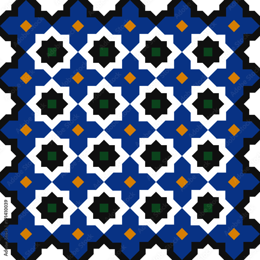Classic Arabic Geometric seamless pattern Classic Arabic Geometric seamless pattern