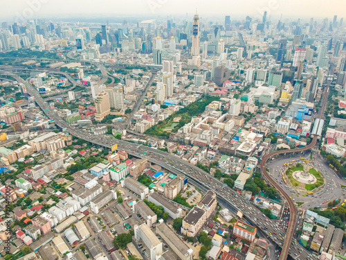 Cityscape of Bangkok skyscraper