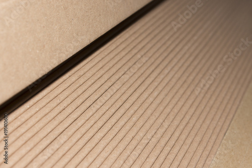 Industrial cardboard corner protection for pallets