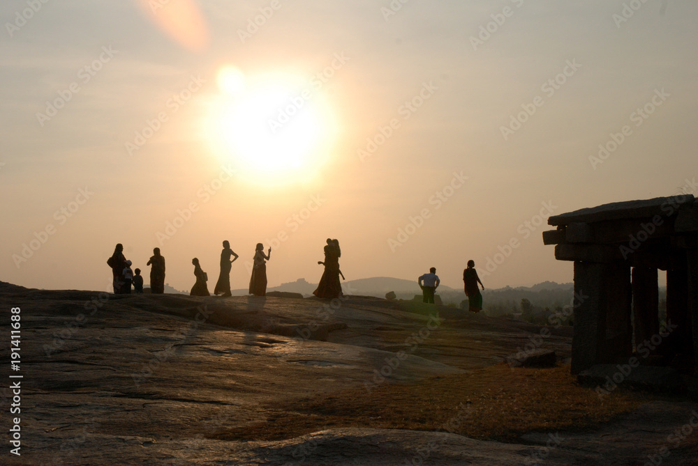 Sonnenuntergang Indien Sonnenuntergang Indien
