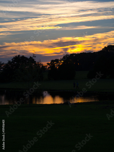 Pond Sunset