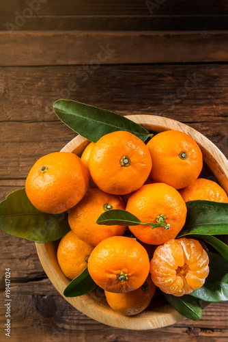 Delicious and beautiful mini Tangerines
