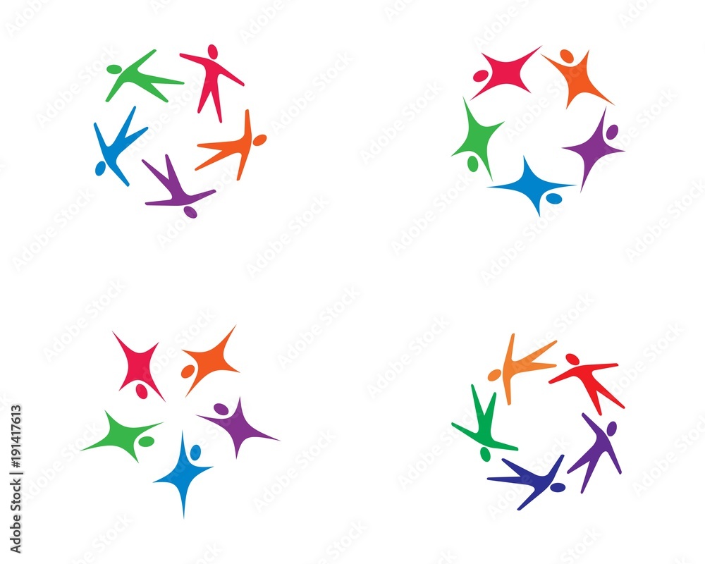community care Logo template