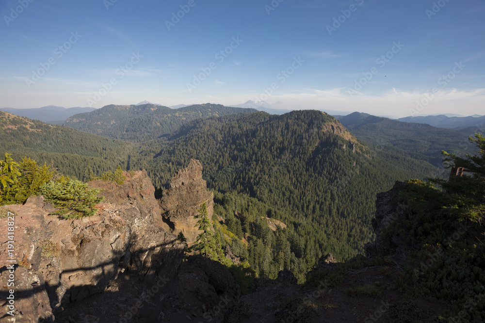 Naklejka premium Iron Mountain Hike in Oregon