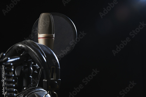 recording session at studio