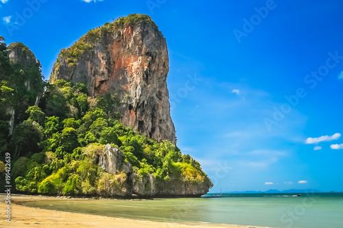 Stunning thai coastal landscape