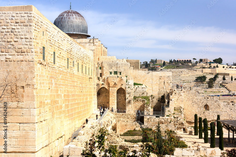Fototapeta premium Al-Aqsa Mosque in Jerusalem