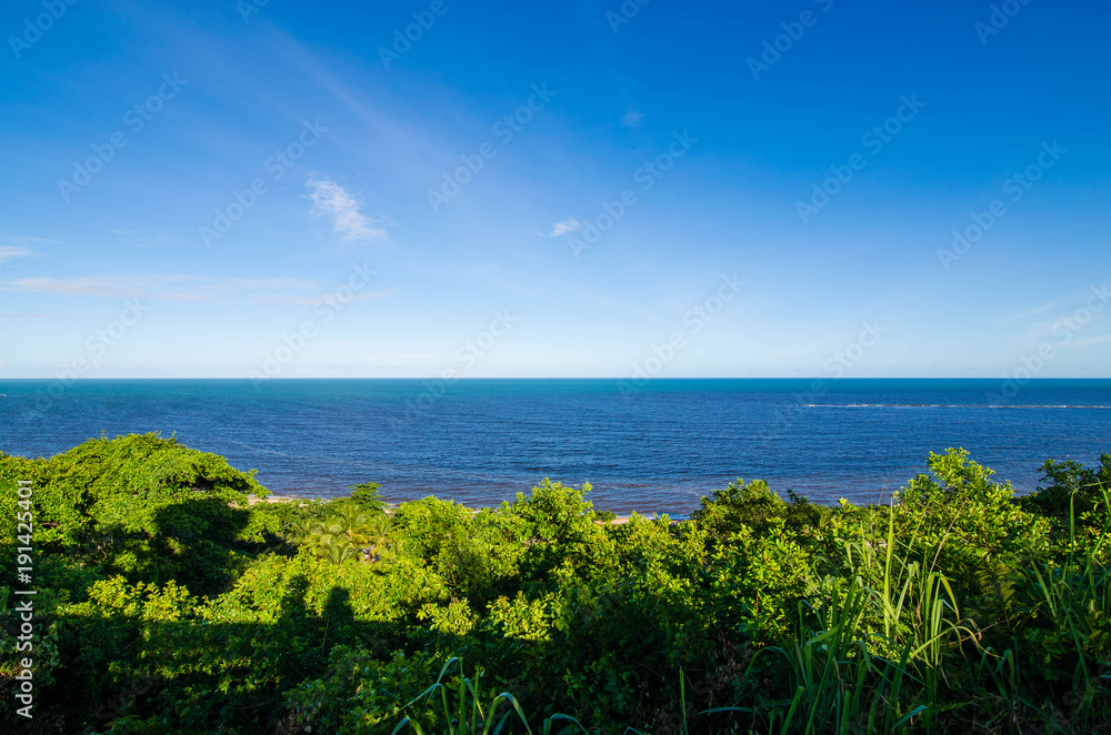 Ocean view in Bahia, Brazil