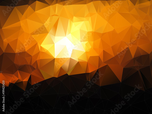 2D Abstrac orange 2 geometric background