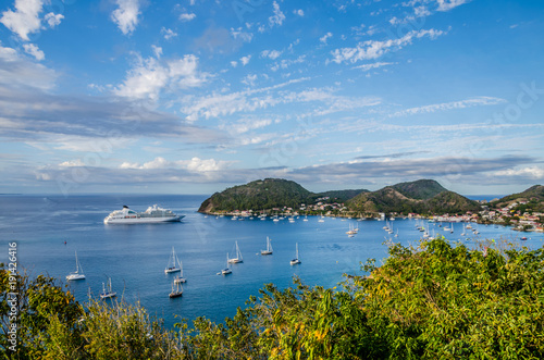 Les Saintes from Guadeloupe island one of the Most Beautiful Bays of the World