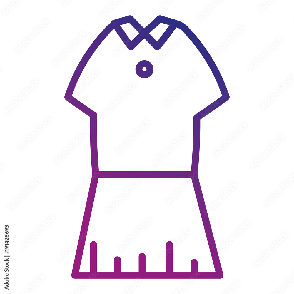 Obraz premium elegant femenine costume icon vector illustration design