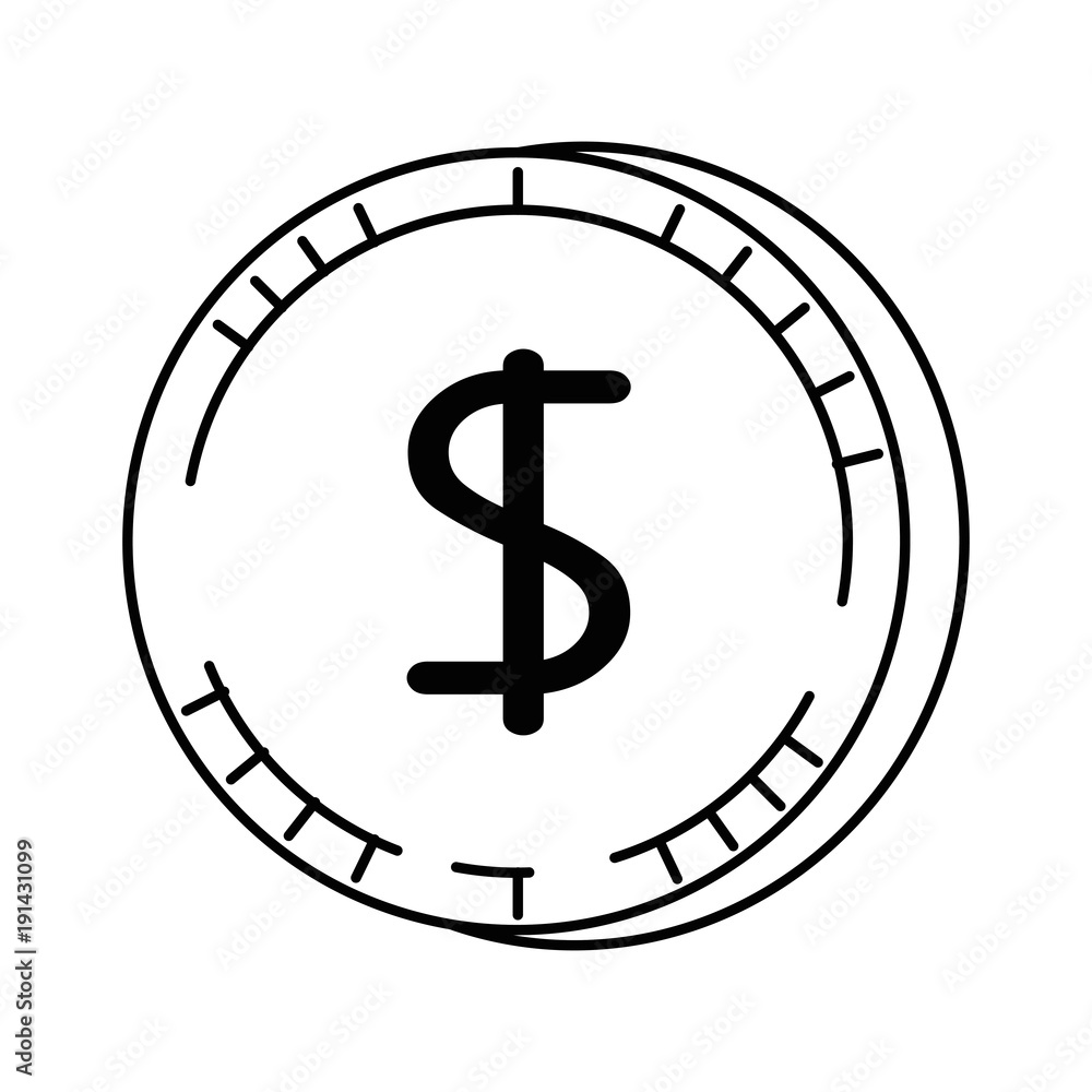 coin money isolated icon vector illustration design coin money isolated icon vector illustration design