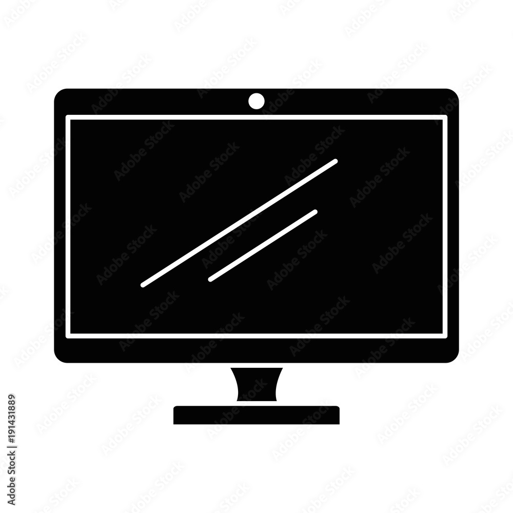 monitor computer isolated icon vector illustration design monitor computer isolated icon vector illustration design