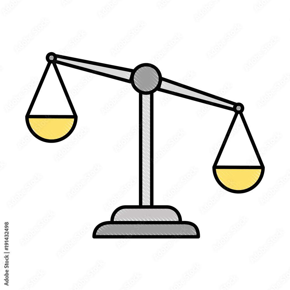justice scale isolated icon vector illustration design justice scale isolated icon vector illustration design