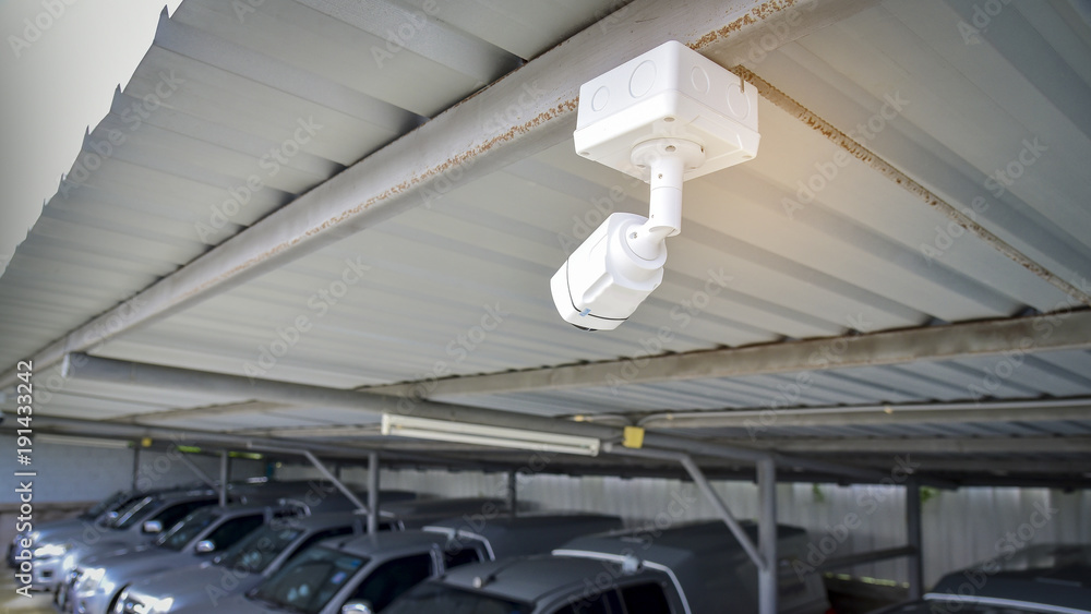 CCTV camera system installed in security area CCTV camera system installed in security area