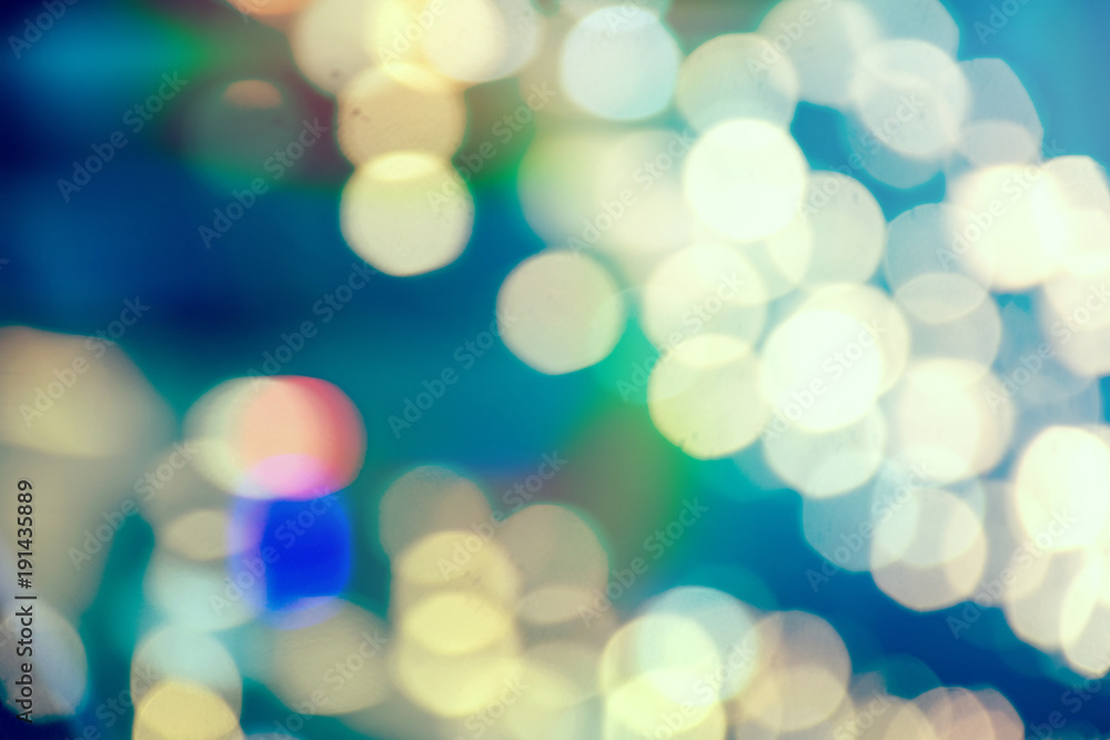colorful blurring the pattern of light is beautiful bokeh background