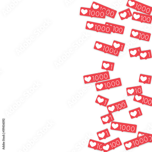 Social media counters.