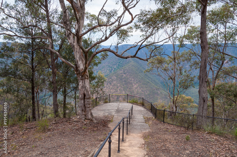 Path to nature lookout, observation deck