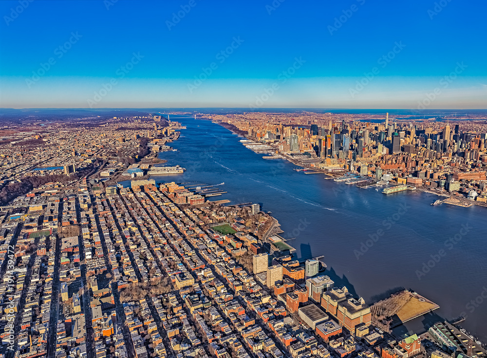 New Jersey New York aerial