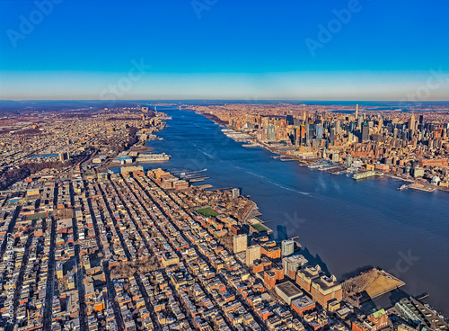 New Jersey New York aerial photo